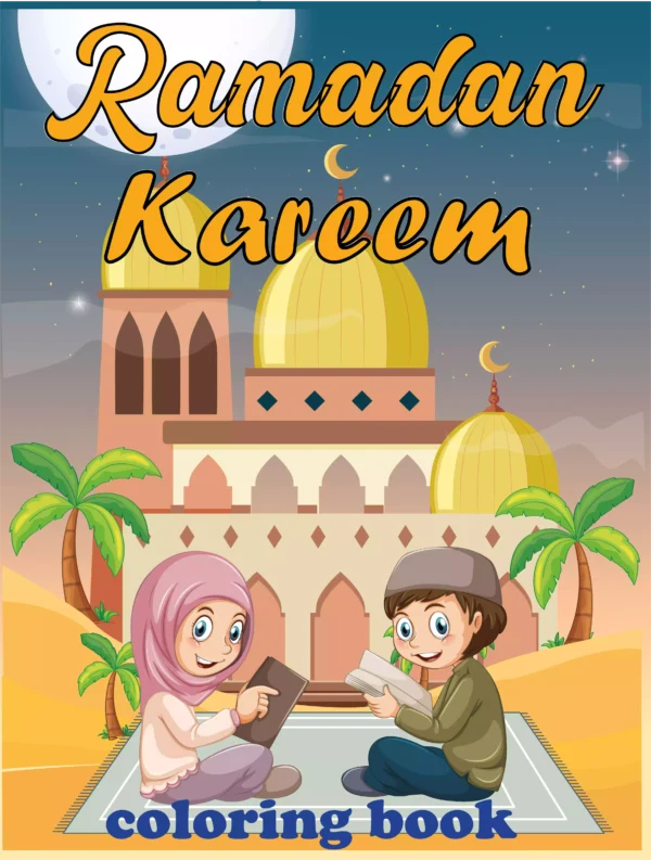 ramadan coloring book for kids, ramadan kareem coloring book, islamic coloring book, islamic coloring page