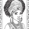 black women coloring page, black women coloring page, black women coloring book, Juneteenth coloring book, coloring books for adults, black history coloring book, African American coloring book,