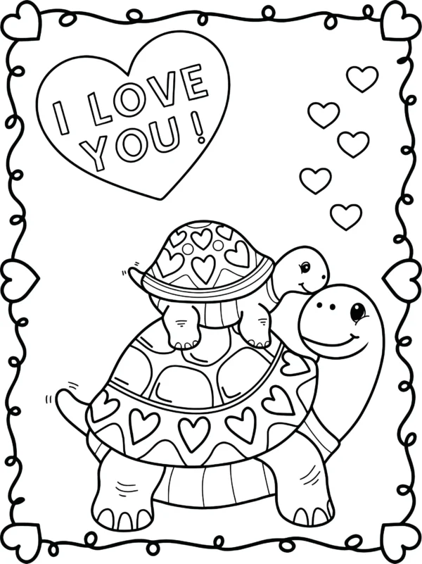 Cute And Sweet Coloring Book, valentine's coloring book, animals coloring book, coloring books for adults, valentines day coloring