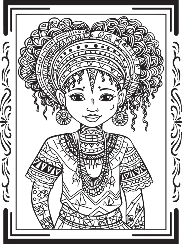 black women coloring page, black women coloring page, black women coloring book, Juneteenth coloring book, coloring books for adults, black history coloring book, African American coloring book,